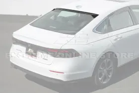 Cpe-dwv-v303 Eos Visors Jdm Tape-on Tinted Black Rear Roof Window Visor For 23-up Honda Accord