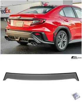 Eos-dwv-v263 Eos Visors For 22-up Subaru Wrx Dark Tinted Tape On Rear Roof Window Rain Visor
