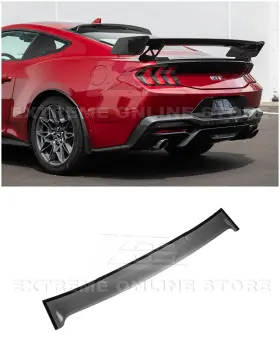 Wsa-dwv-v296 Eos Visors For 24-up Ford Mustang S650 Tape On Tinted Black Rear Roof Window Visor Spoiler Wsa-dwv-v296 Eos Visors For 24-up Ford Mustang S650 Tape On Tinted Black Rear Roof Window Visor Spoiler