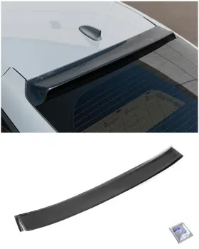 Wsa-dwv-v299 Eos Visors For 22-up Honda Civic Hatchback Tape-on Tinted Black Rear Roof Window Wing Visor