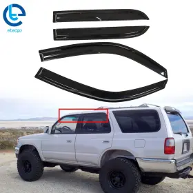Etecgo 488727 Sun Rain Guards Window Vent Visor Deflector For Toyota 4runner 1996-2002 4pcs