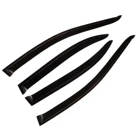 Fl1091076710353911t Flatroad Sun/rain Guard Outside Mount Tape-on Window Visor For 03-08 Toyota Corolla Sedan