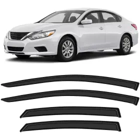 Fl1091098416768811t Flatroad Sun/rain Guard Outside Mount Tape-on Window Visors For Nissan Altima 13-18