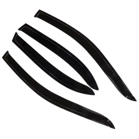 Fl1159711210353911t Flatroad For 03-08 Toyota Corolla Sedan Sun/rain Guard Outside Mount Tape-on Window Visor