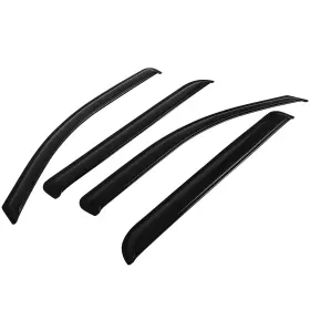 Fl1159732316662011t Flatroad Guard Outside Mount Tape-on Window Visors For 14-20 Silverado/sierra Crew Cab