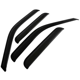 Fl1159732516662111t Flatroad Guard Outside Mount Tape-on Window Visors For 99-16 Ford Super Duty Crew Cab