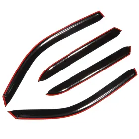 Fl1160072483554411t Flatroad Sun/rain/wind Guard And Bug Shield For 1996-2002 Toyota 4runner 4-door Acrylic