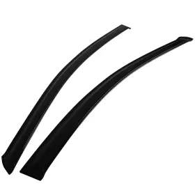 Flatroad Fl874001416660611t Sun/rain Guard Outside Mount Tape-on Window Visors For 06-11 Honda Civic Coupe