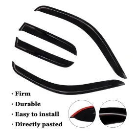 Fl945132983554211t Flatroad Window Visor Vent And Hood Bug Shield For 2009-2014 Ford F-150 Extended Cab 4-door Fl945132983554211t Flatroad Window Visor Vent And Hood Bug Shield For 2009-2014 Ford F-150 Extended Cab 4-door