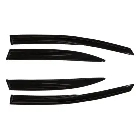 Fl963281310355111t Flatroad Sun/rain Guard Outside Mount Tape-on Window Visors For 06-11 Honda Civic Sedan