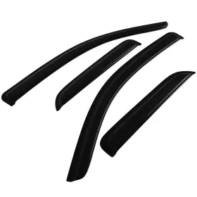 Fl968894316661111t Flatroad Tape-on Window Visor Vent Guards For 2014-2019 Silverado/sierra Extended Cab