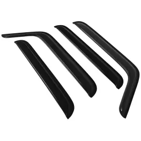 Fl968896916661311t Flatroad Sun/rain Guard Mount Tape-on Window Visor Vent For 2007-2018 Jeep Wrangler