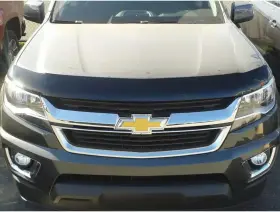 Hd5s15 Focus Auto Design Low Profile Smoke Hood Protector Bug Shield Deflector For 15-2022 Chevy Colorado
