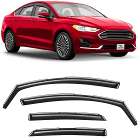 220180 Ford Sun Rain Visors Wind Guards For 2013-2020 Fusion