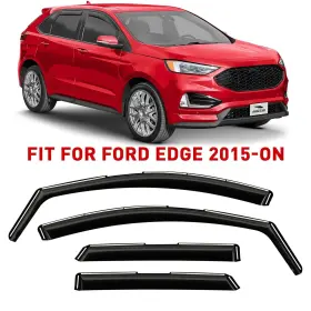220214 Ford Side Window Deflectors Rain Guards For 2015-2024 Edge Shatterproof