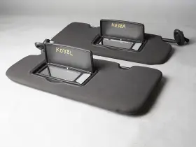 2u5a-19g346-ba Ford 2010 - 2012 Escape Sun Visor Shade Ilumination Wo Garage Opener Lh Rh Oem