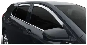 684332 Ford Window Deflector 2020-2024 Explorer Chrome Vent Shades