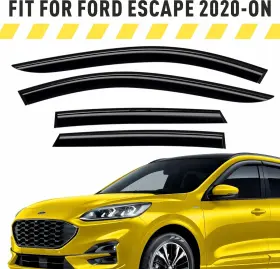 Ag0174 Ford Side Window Deflectors Rain Guards For 2020-2024 Escape