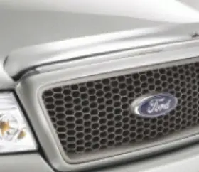 Al3z-16c900-d Ford Genuine Hood Deflector - Chrome