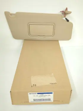 Cl3z-1504104-ga Ford New Oem Genuine Sun Visor 2009-2014 F-150 Mark Lt Rh Camel Cloth Lighted