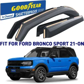 Gy008094 Ford Rain Guards Vent Visors Shade For 2021-2025 Bronco Sport