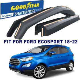 Gy008442 Ford Rain Guards Vent Visors Shade For 2018-2022 Ecosport Shatterproof
