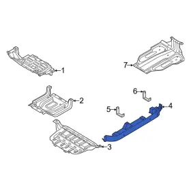 Nl3z6011398a Ford Oe Front Right Forward Stone Deflector