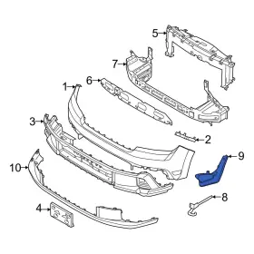 Sz6z16b074a Ford Oe Front Right Stone Deflector