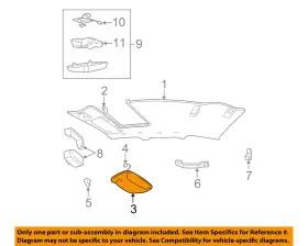 8w1z-5404105-ab Ford Oem Lincoln 09-11 Town Car Sunvisor-sun Visor Left 8w1z5404105ab