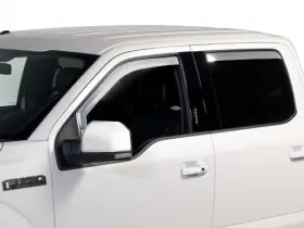 Vfl3z-18246-b Ford Genuine Window Vent Visors In Chrome - Super Cab 4 Pc 17-22 Superduty