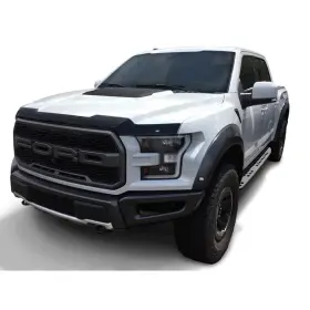 Vhl3z-16c900-a Ford Hood Deflector Lund Aeroskin Smoked Raptor 2017-2020