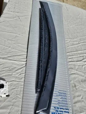 Vk2gz18246a Ford Edge 2019-2024 Smoke Front Rear Window Air Vent Wind Deflector All Weather Guard
