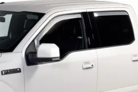 Vml3z-18246-h Ford New Oem F150 In-channel Front Rear Window Deflectors Chrome F-150 2021-2023