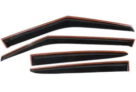 Fz-wd-hyvel11 Freemotor802 Fits 11-18 Hyundai Veloster Window Visors Rain Sun Guard Acrylic 4pcs