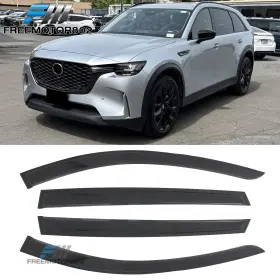 Fz-wd-mcx9024 Freemotor802 Fits 2025-2026 Mazda Cx-70 And 2024-2026 Cx-90 Tape-on Window Visors Rain Guards