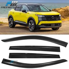Fz-wd-nk25 Freemotor802 Fits 2025 Nissan Kicks Tape-on Side Window Visors Vent Rain Guards Deflectors