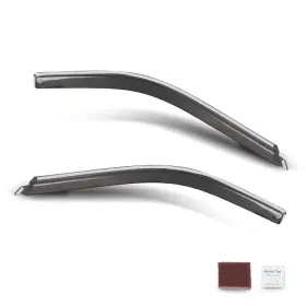 Alo888410 G-plus Fit For 2009-2018 Ram 1500 Standard Cab Window Visors Deflectors Sun Rain Guards