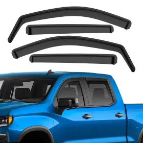 Gearmeister 7275023-g-n Chevy Silverado Gmc Sierra 1500 Rain Guards 2019-2026 4pc