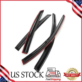 Adv-wdm-ha184 Geartronics Vent Shade Fits For 2018-2022 Honda Accord 3d Wavy Mugen Style Jdm Tape-on 4x