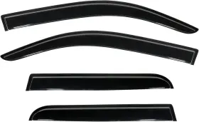 Zyd-wj43 Gearup Window Visors Rain Guards Compatible With Toyota Tacoma 2024 2025 Darksmoke 4pcs
