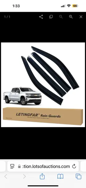 619003lp Gearzaar For Chevy Silverado 1500 Crew Cab 2019-2024 Window Visors Vent Shade Rain Guards 619003lp Gearzaar For Chevy Silverado 1500 Crew Cab 2019-2024 Window Visors Vent Shade Rain Guards
