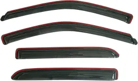 1vvs805rjs  Gldifa Inchannel Window Visor Rain Guards For Dodge Ram 2500 3500 Crew Cab 19-24 4pcs