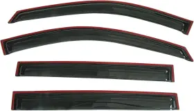 1vvs806rjs  Gldifa Inchannel Deflector Rain Guards For Silverado/sierra 1500 Crew Cab 19-24 Smoke