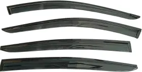 Hh298u  Gldifa Rain Guard Wind Deflector Fit Nissan Altima Sedan 19-24 Window Visor Smoke 4pc