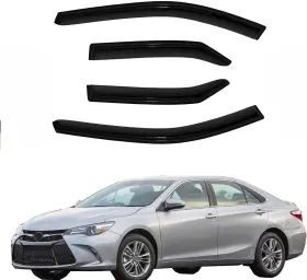 Vv027rjs  Gldifa Window Visor Deflector Sun/rain Guards For Toyota Camry Sedan 18-24 Smoke 4pcs