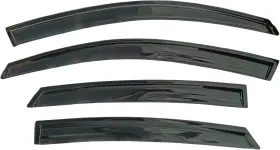 Vv154urjs  Gldifa Window Visor Rain Guards Fit Honda Civic Sedan 16-21 Wind Deflector Smoke 4pc
