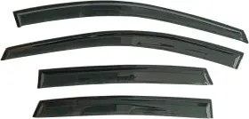 Gldifa Vvs143urjs Window Visor Sun/rain Guards Wind Deflector For Honda Crv 07-11 Smoke 4pcs
