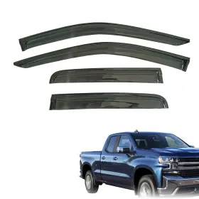 Vvs630xs Gldifa Window Visor Deflector Compatible With Chevy Silverado 1500/gmc Sierra 1500 2