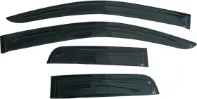 Wv408rjs  Gldifa Wind Deflector Rain Guards For Ford Ranger Extended Cab 2019-2023 Smoke 4pcs