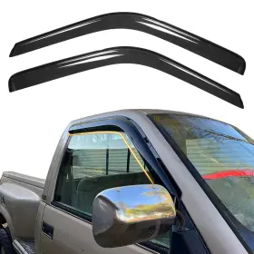 Globitex 198073024211 For 1988-1998 Chevy Gmc C1500 K1500 Smoke Window Visor Vent Sun Rain Guard